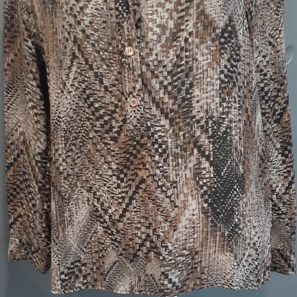 Vtg.Kut from the kloth button up top blouse sz small - Picture 7 of 11